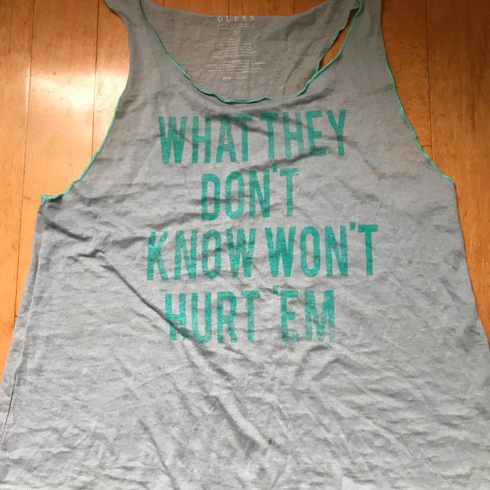 What they don’t know won’t hurt em tank